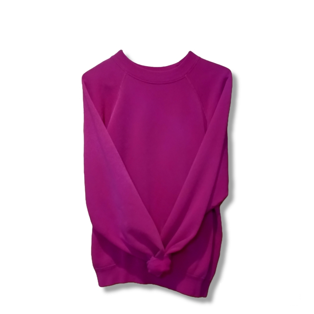 Hanes Large Fuchsia Sweatshirt
